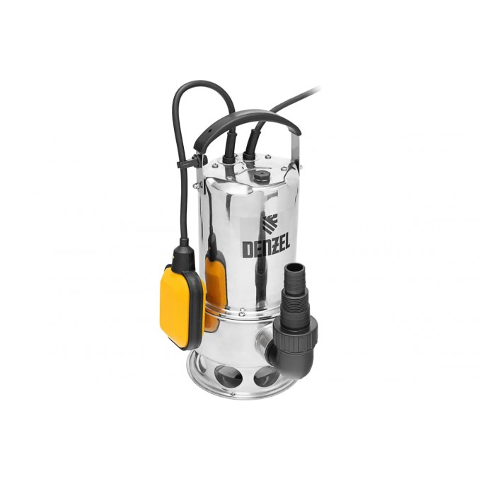 Дренажный насос DENZEL DPL800X, 800 Вт, подъем 7 м, 16500 л/ч 10619343